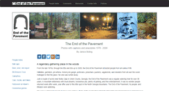 Desktop Screenshot of endofthepavement.com