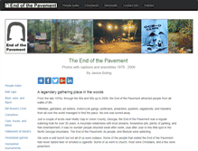 Tablet Screenshot of endofthepavement.com